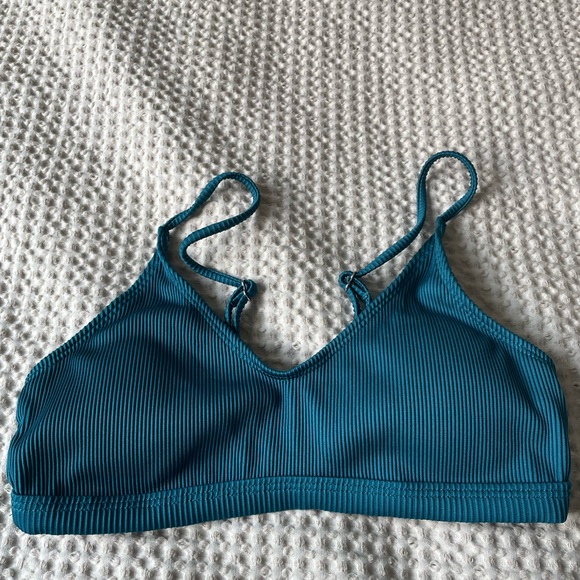 Teal Ribbed Bikini Set - Picture 5 of 8